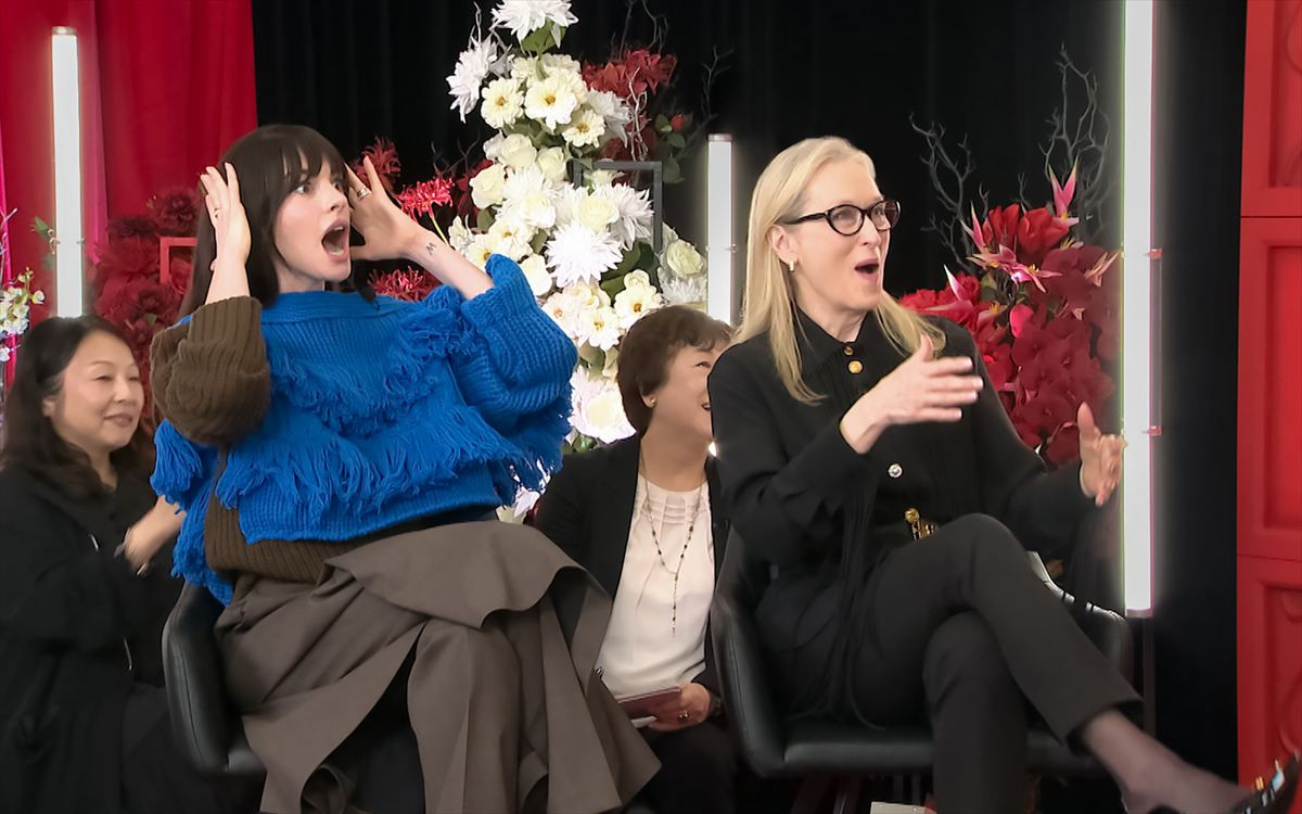 メリル・ストリープ＆アン・ハサウェイ、『トークィーンズ』降臨でアン ミカ涙!?　“共感しかない”エピソードも