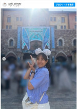 杏月お姉さん、東京ディズニーシーを満喫　※「秋元杏月」Instagram