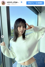 重盛さと美、ロングヘアをバッサリ　※「重盛さと美」Instagram