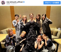 梅澤美波の卒コンに乃木坂46卒業生が大集合！　※「新内眞衣」インスタグラム