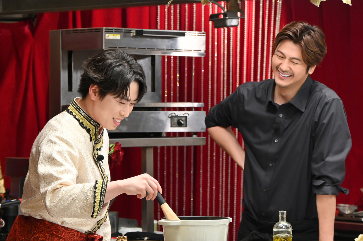 宮舘涼太、『黒牢城』で共演・本木雅弘＆青木崇高に“黒いお弁当”差し入れ　6月16日放送『黄金のワンスプーン！』