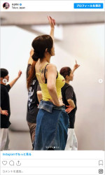 浜崎あゆみ、汗だくでツアーリハに挑む姿　※「浜崎あゆみ」Instagram