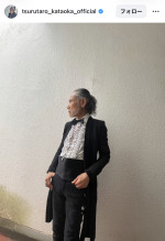 片岡鶴太郎、気品あふれるタキシードスタイル披露　※「片岡鶴太郎」Instagram