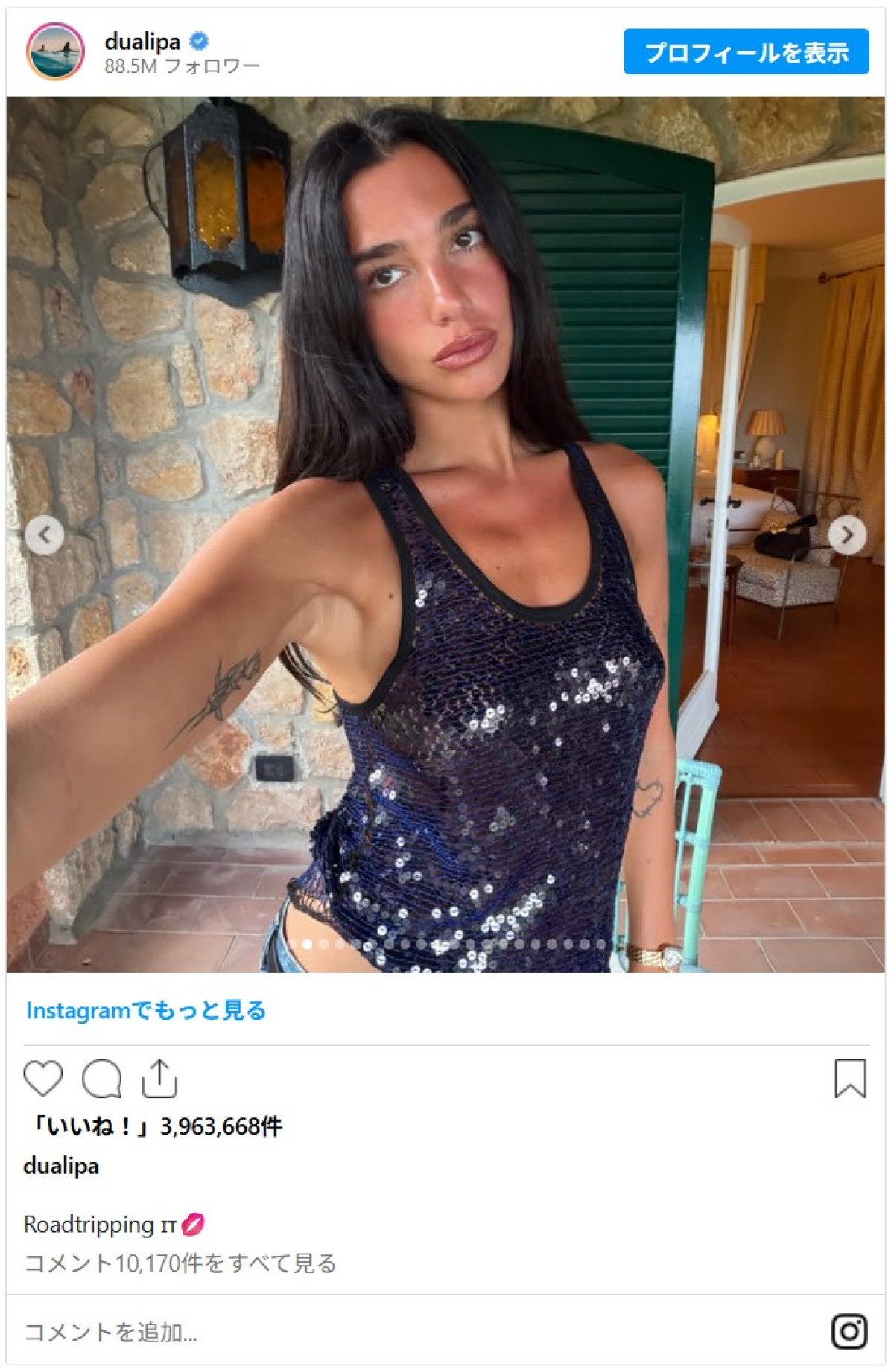 新婚デュア・リパ＆カラム・ターナー、ロマンティックなハネムーンフォトを振り返り！