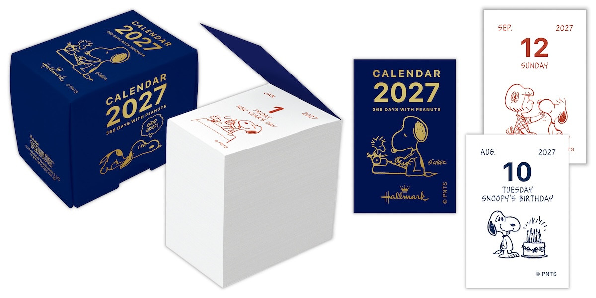 270730_『PEANUTS』2027年版カレンダー＆ダイアリー