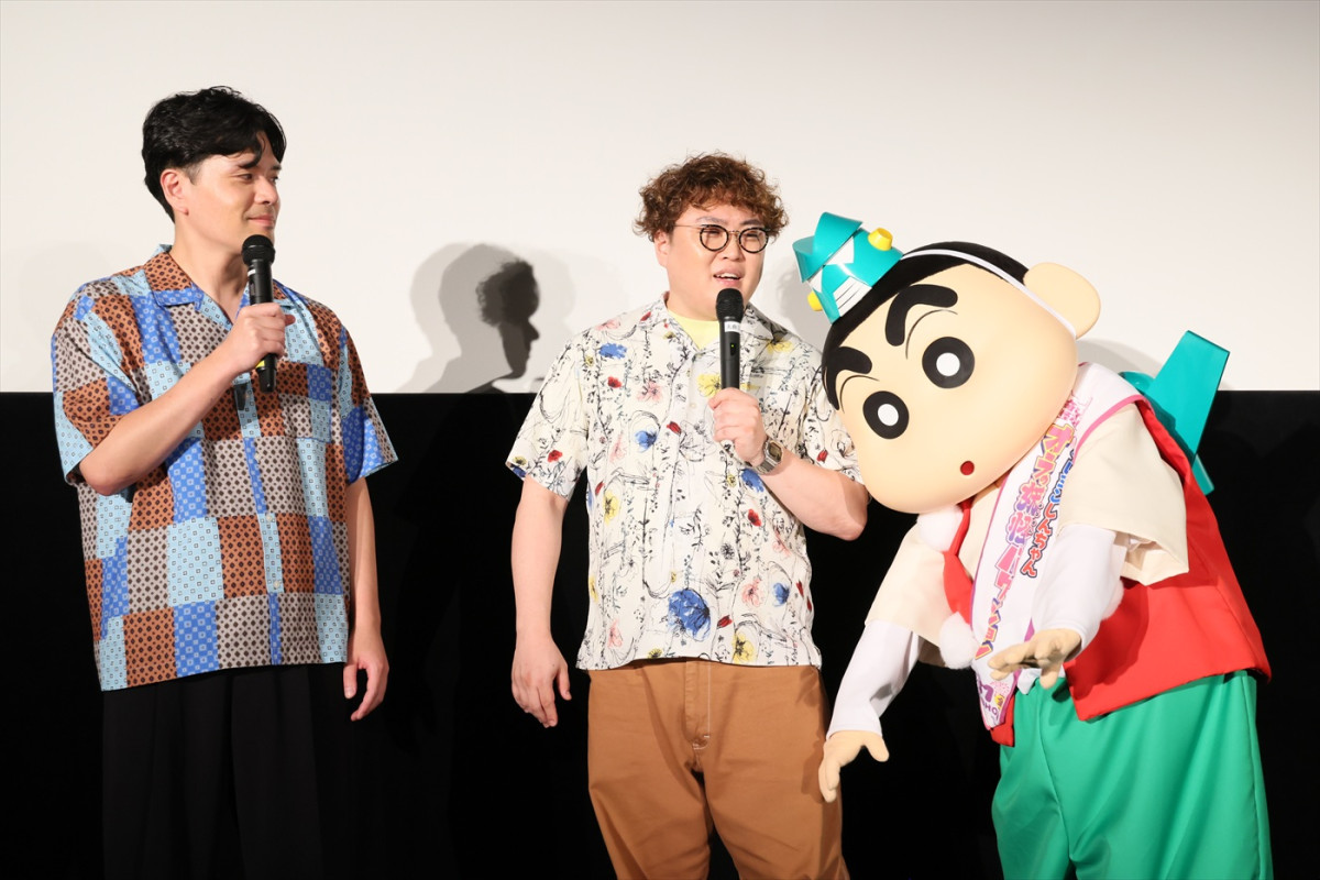 『映画クレヨンしんちゃん』最新作の舞台、秋田・大曲でマユリカ＆しんのすけが一日駅長に！