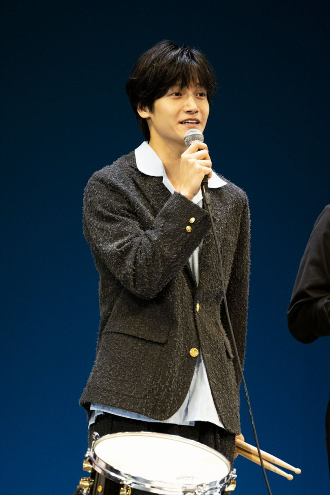 『blast ブラスト！』東京公演初日囲み取材に登壇した佐野晶哉