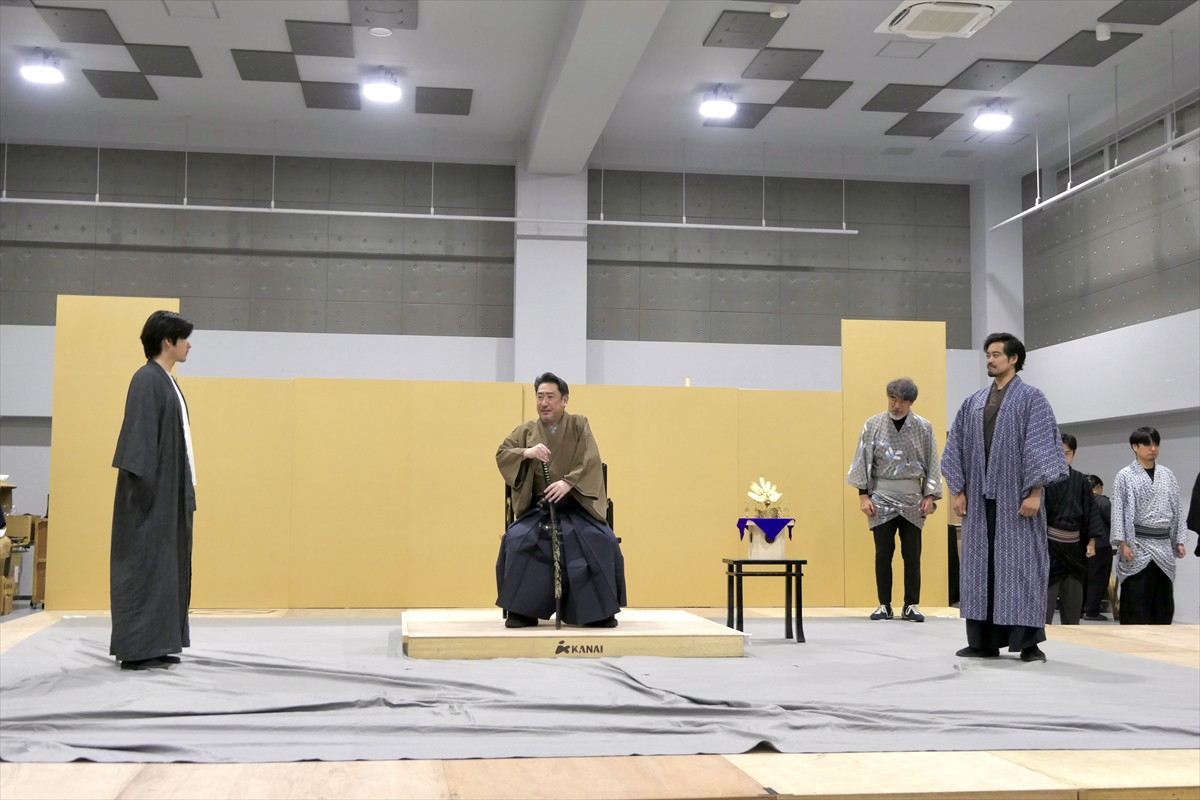 中村芝翫、和装で届ける誰も観たことのない『リア王』に意気込み！／舞台『リア王』稽古場レポート