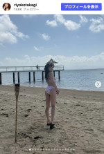 高木里代子、オフショットで抜群プロポーション披露　※「高木里代子」Instagram