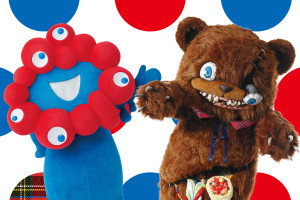 USJのハミクマ＆ミャクミャクが再びコラボ！　ユニークな世界観を表現したオリジナルフード＆グッズが新登場