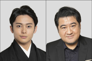 舞台『ぽんとぼん』でW主演を務める（左から）中村莟玉、小手伸也
