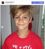 次男ロメオの24歳誕生日を祝福　※「デヴィッド・ベッカム」Instagram