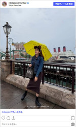 実妹とディズニー・ハロウィンを楽しむ中川安奈　※「中川安奈」Instagram