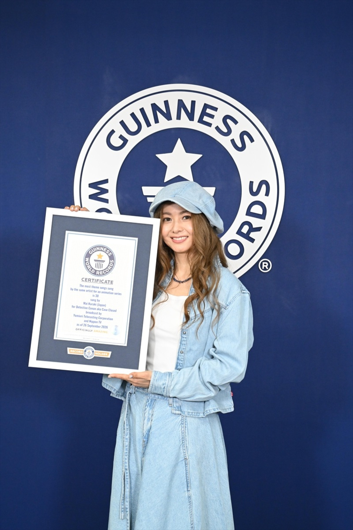 倉木麻衣、『名探偵コナン』テーマ曲に30曲提供！　自身の持つギネス世界記録更新