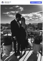 友人の結婚式に出席した際のジェイク・ライナーとマリア・ギルフィラン　※「ジェイク・ライナー」Instagram
