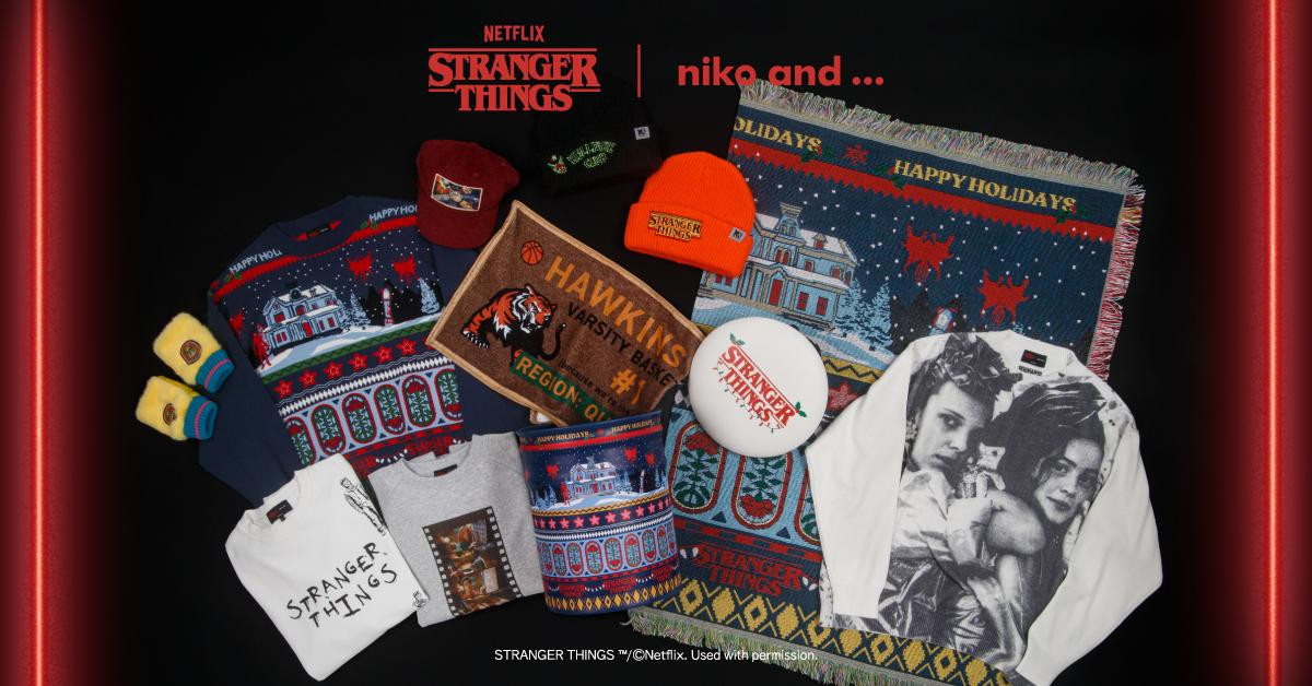 『ストレンジャー・シングス』×「niko and ...」コラボ第3弾！　名シーンを落とし込んだ全13型展開へ