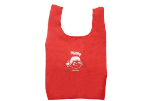 不二家「ミルキーエコバッグ」をプレゼントへ！　収納するとキャンディ形になる“75周年記念”デザイン