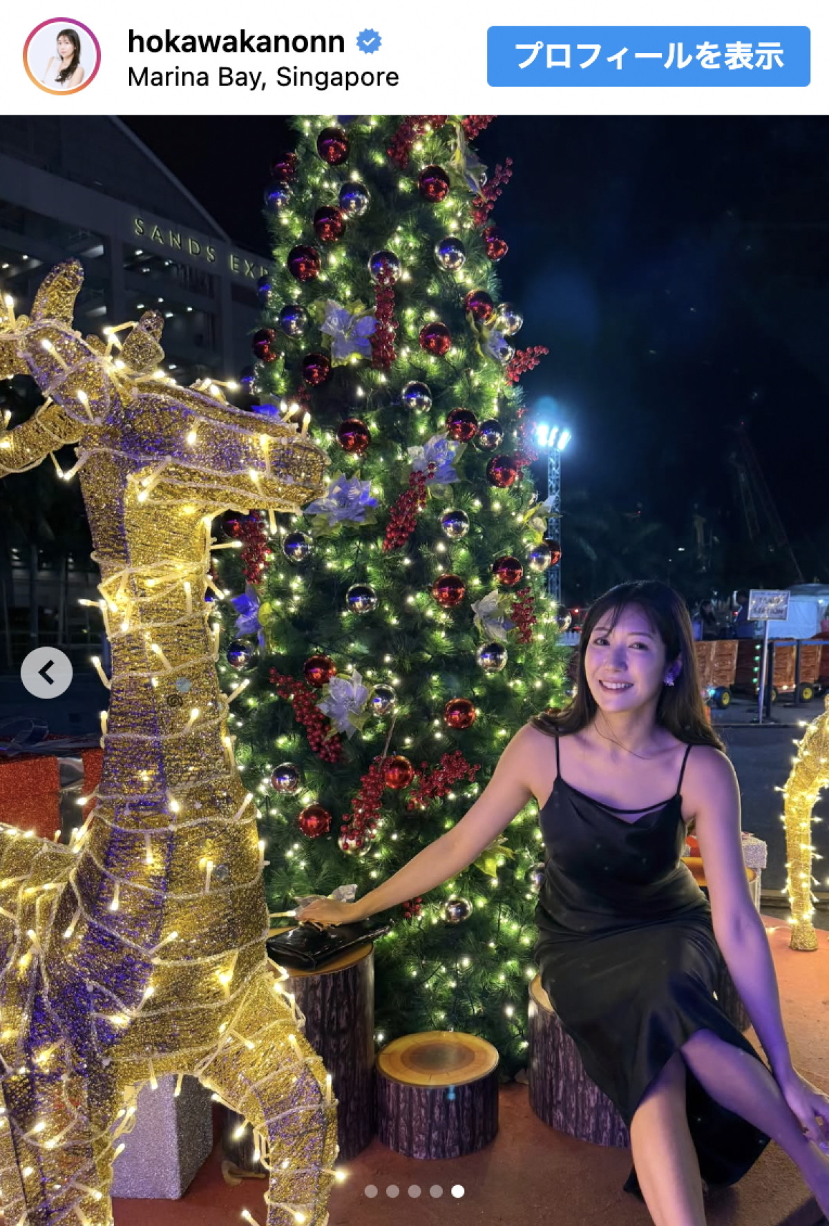 170cm“美しすぎる気象予報士”穂川果音、真冬にこの装い「めちゃくちゃ寒そう」