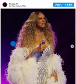 マライア・キャリーがミラノ・コルティナ2026冬季オリンピック開会式で身に着けたハイジュエリー　※「Levuma」インスタグラム