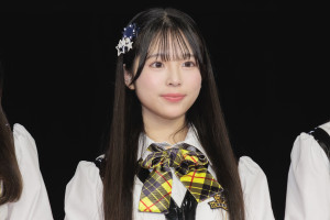 牧戸愛茉、「AKB48 21期研究生 劇場公演デビュー」ゲネプロ・取材会に登場