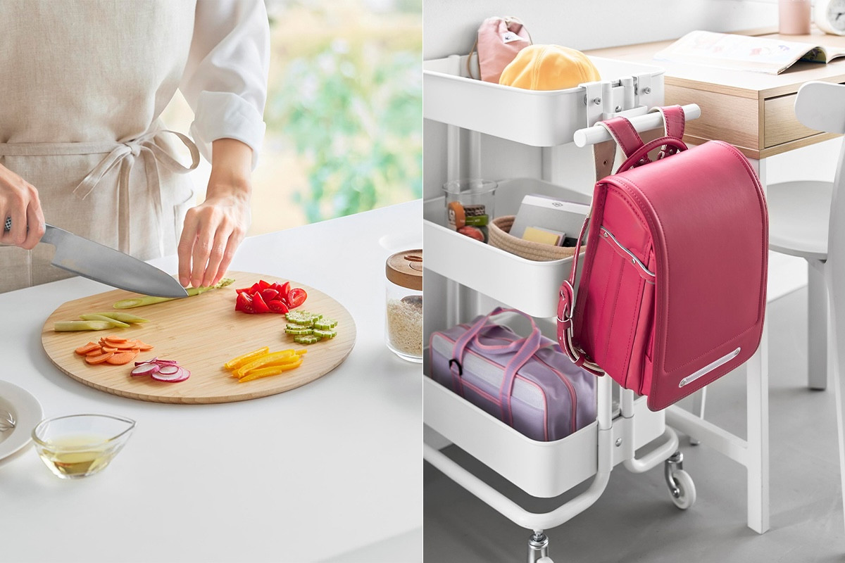 山崎実業「タワー&トスカシリーズ」新作登場! ワゴンに取り付ける“ランドセルハンガー”など5点