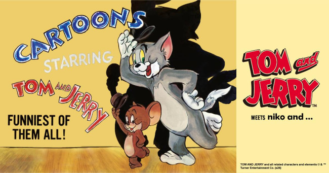 写真）『トムとジェリー』×「niko and …」がコラボ！ 歴代アートを使っ