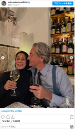 夫・バルト氏と同じ日の誕生日をお祝い！　※「中村江里子」Instagram