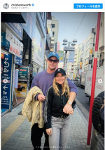 クリス・ヘムズワース、3年連続プライベートで来日　※「クリス・ヘムズワース」Instagram