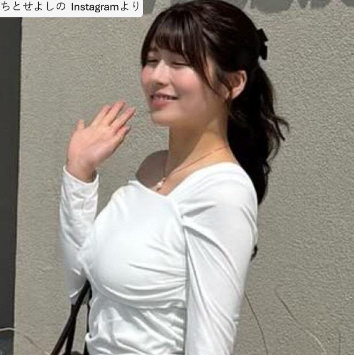 ちとせよしの、ソロショット　※「ちとせよしの」Instagram