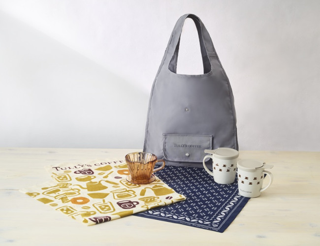 タリーズ×「かまわぬ」コラボアイテムが今年も登場！　コーヒーモチーフの“エコバッグ”など発売