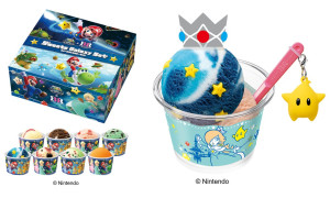 『スーパーマリオ』×「サーティワン」がコラボ！　“パワースター入り”ギャラクシーな新フレーバー登場