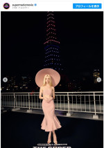 東京タワーで行われたイベントの様子　※映画『ザ・スーパーマリオギャラクシー・ムービー』Instagram