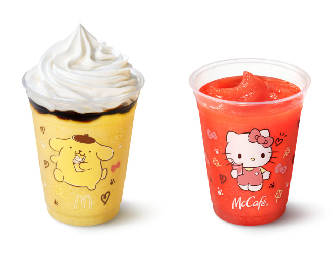 サンリオ×「マクドナルド」がコラボ！　ジェラートみたいなスムージー登場へ