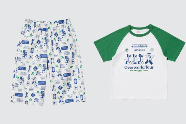 『マインクラフト』×ユニクロ「UT」コラボに新作！　ポップな総柄の“コットンステテコ”が登場