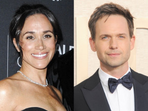 （左から）メーガン妃、パトリック・J・アダムス