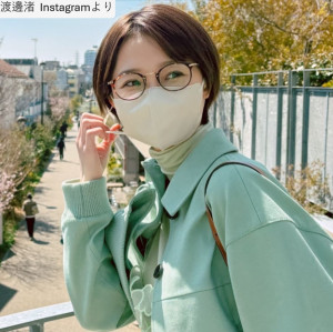 渡邊渚、ソロショット　※「渡邊渚」Instagram