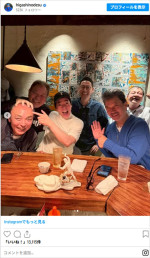 『かざあなダウンタウン』メンバーで今田耕司の還暦をお祝い　※「東野幸治」Instagram