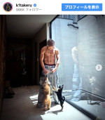 武尊バッキバキに仕上がった筋肉美を披露　※「武尊」Instagram