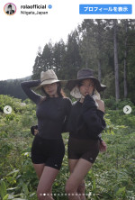 ローラ、田植えで美スタイル全開　※「ローラ」Instagram