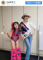 プロレスラー・フワちゃんを激励する仲間たち　※「フワちゃん」Instagram