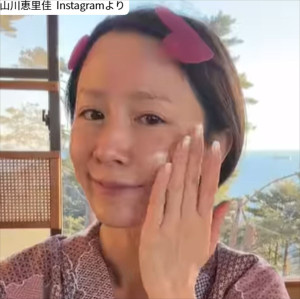 山川恵里佳、ソロショット　※「山川恵里佳」Instagram
