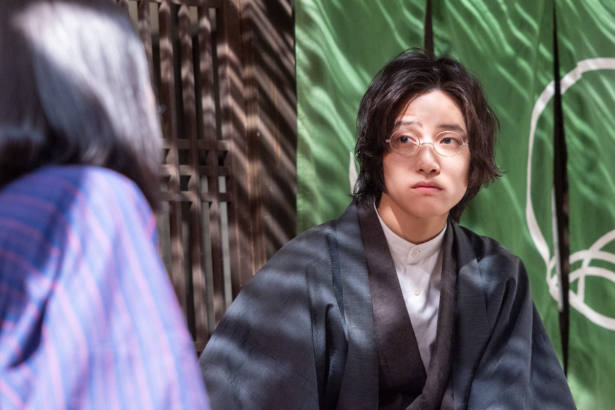 明日の『風、薫る』“直美”上坂樹里、団子屋で“シマケン”佐野晶哉に出くわす