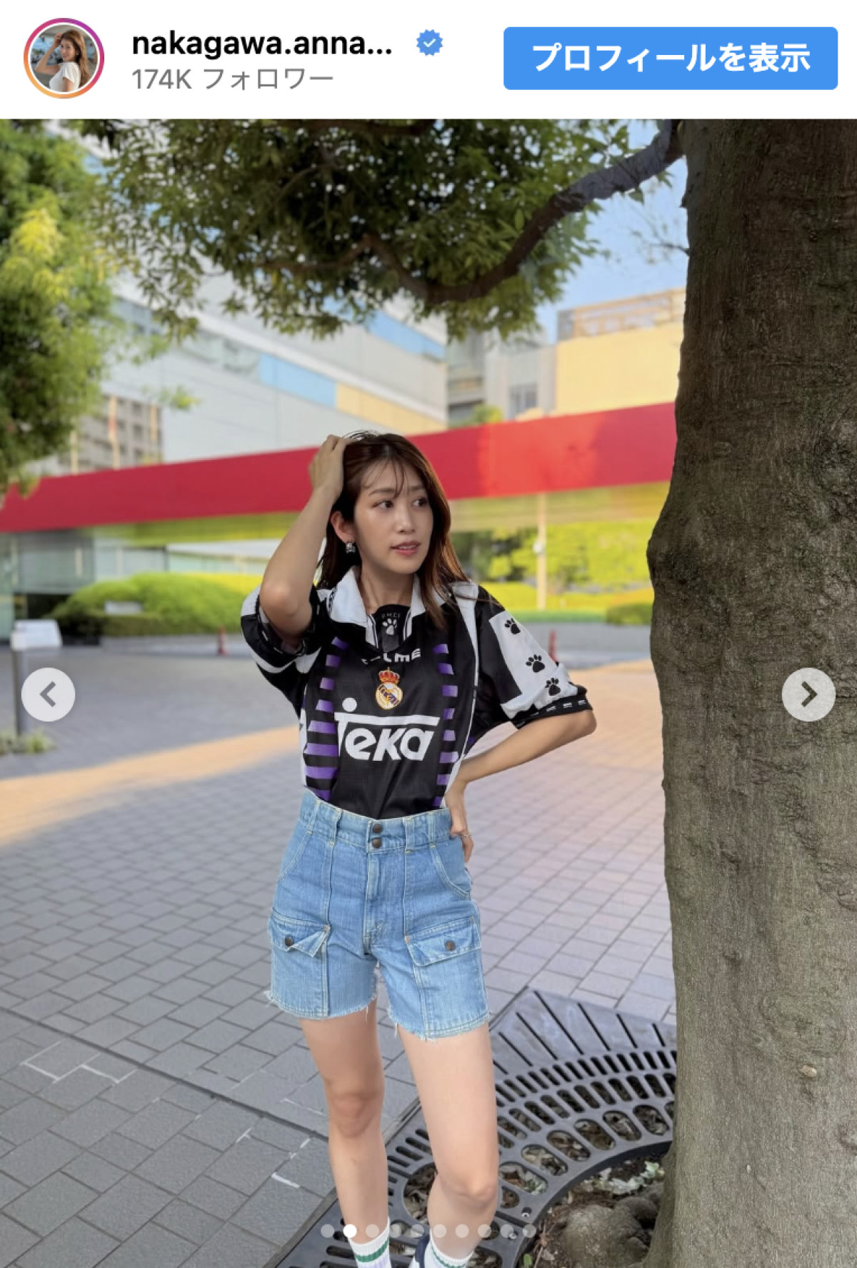 元NHKアナ・中川安奈、美脚まぶしいショーパンコーデ！　無防備なNGショットにも反響