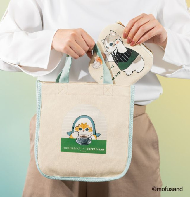 「珈琲館」サマーバッグ発売決定！　『mofusand』コラボトートや商品引換券のセット