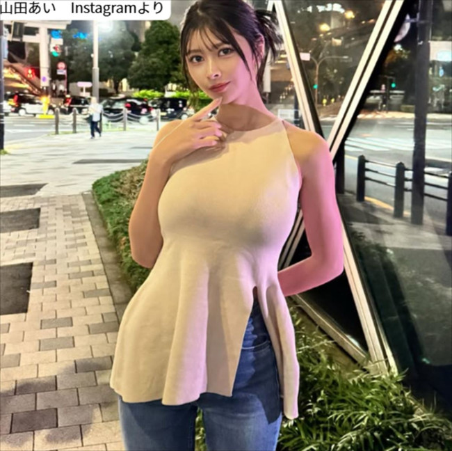 山田あい、ソロショット　※「山田あい」Instagram
