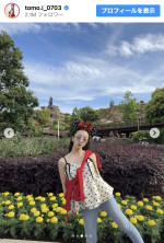 板野友美、姉妹でディズニー満喫　※「板野友美」Instagram