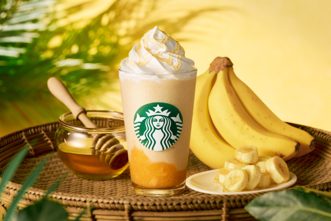 スタバ新作「ハニー バナナ フラペチーノ」6．5発売！　バナナの甘みとはちみつのコクを重ねた贅沢な1杯