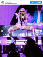 マドンナがニューヨークのタイムズスクエアに降臨　※「マドンナ」Instagram