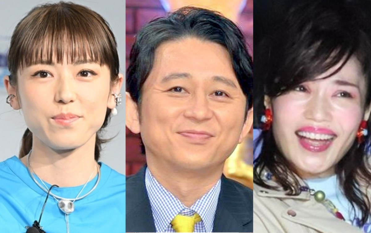 （左から）若槻千夏、有吉弘行、平野ノラ