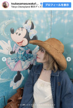 益若つばさ、大きくなった長男と夜のディズニーを満喫　※「武田久美子」instagram